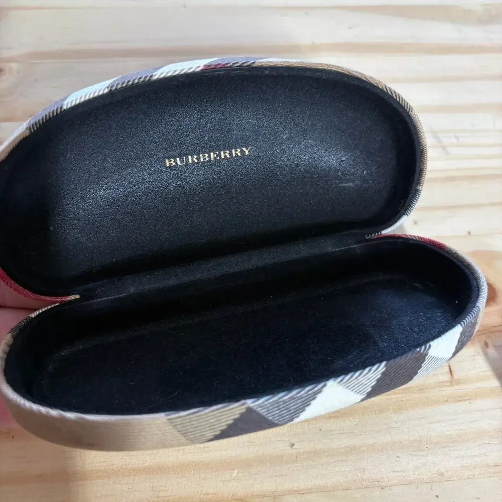 Burberry by Safilo Red Narrow Rectangular Y2K Sunglasses Vintage Red - Picture 11 of 11